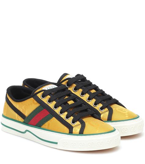 gucci sneakers yellow|gucci runners women.